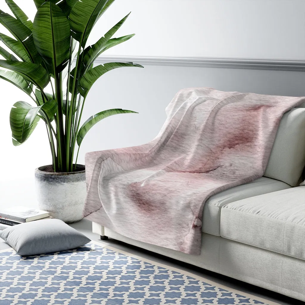 Abstract Comfy Blanket | Pink Purple  Ombre