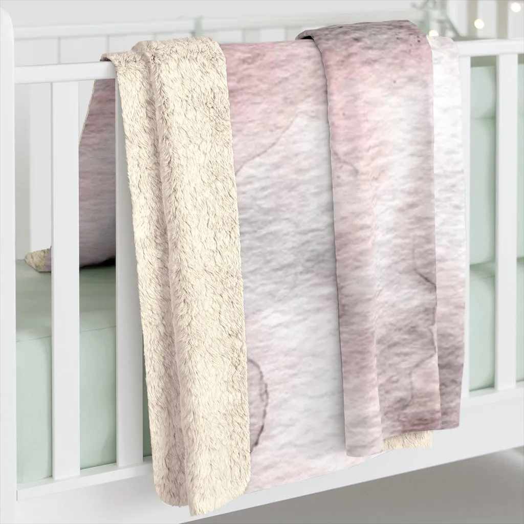 Abstract Comfy Blanket | Pink Purple  Ombre