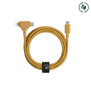 Belt Cable Duo (USB-C to USB-C & Lightning)