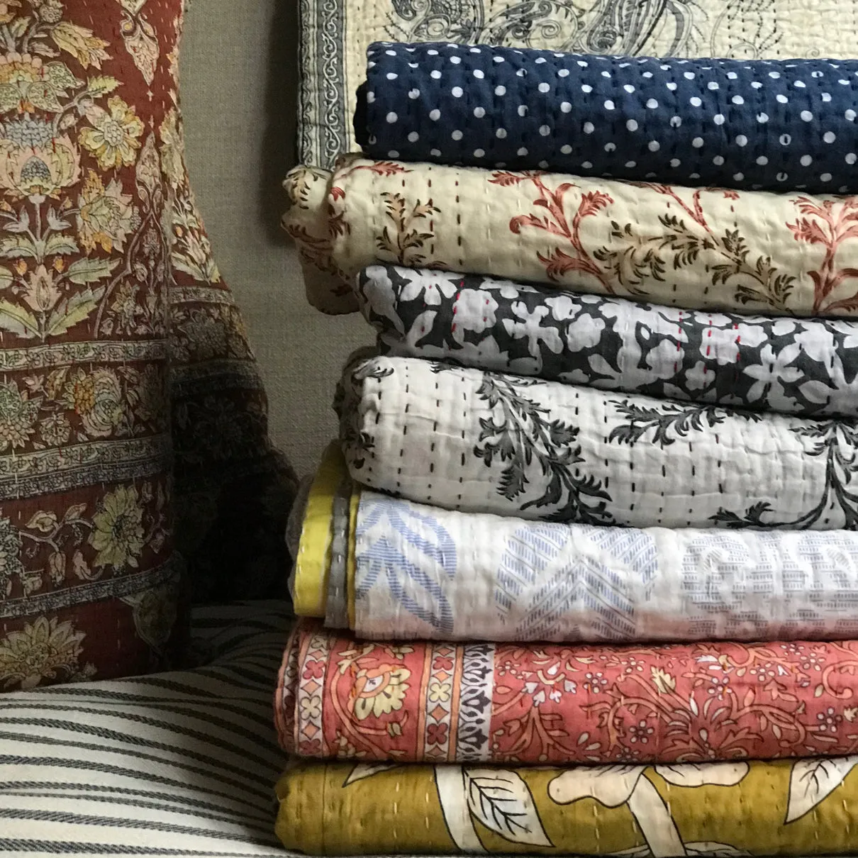 Big Flower Newly Printed Queen Bedcover