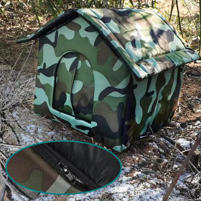 Camouflage Outdoor Cat House