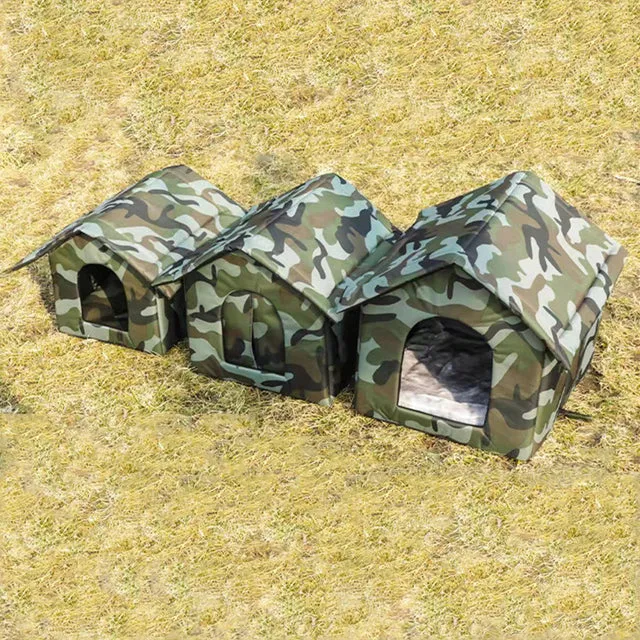 Camouflage Outdoor Cat House