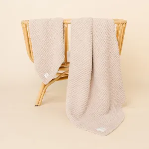 Chenille Blanket - Oatmeal - Small & Large