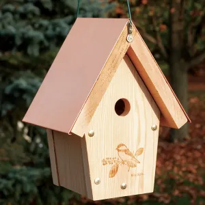 Coppertop Hanging Wren & Chickadee House