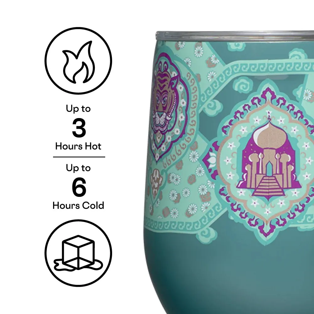Corkcicle Disney Princess Jasmine 12oz Stemless Cup