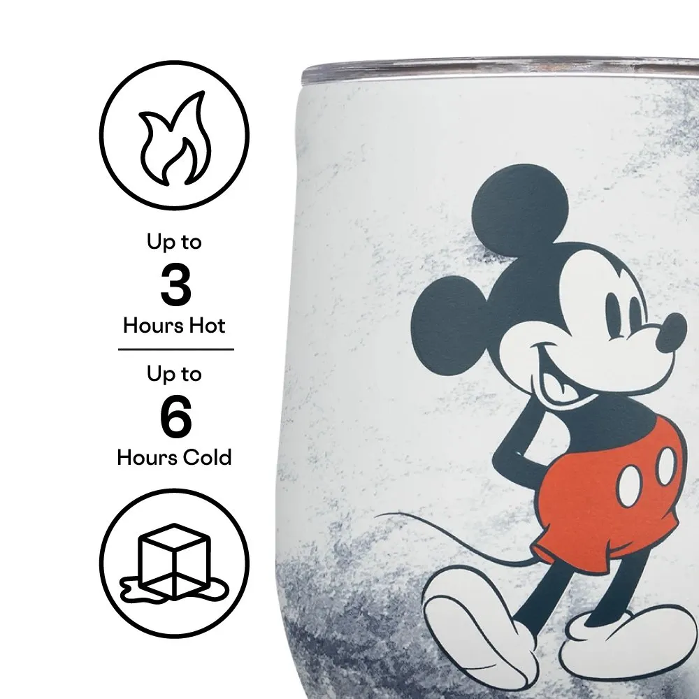 Corkcicle Disney Tie Dye Mickey Mouse 12oz Stemless Cup