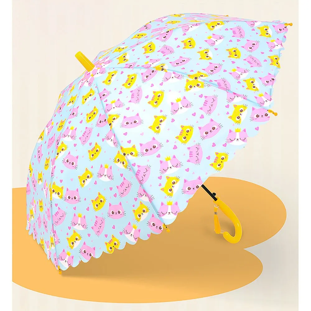 Cute Cat Face Umbrella for Kids