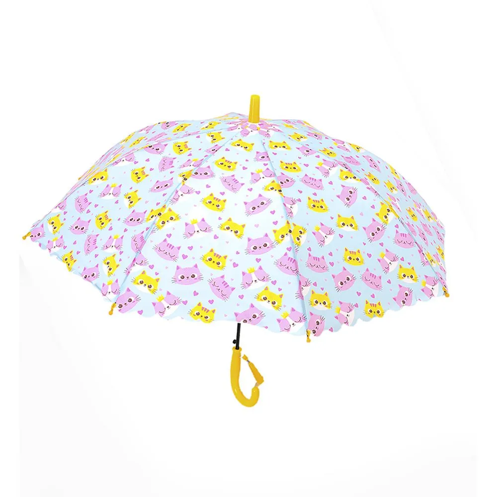 Cute Cat Face Umbrella for Kids