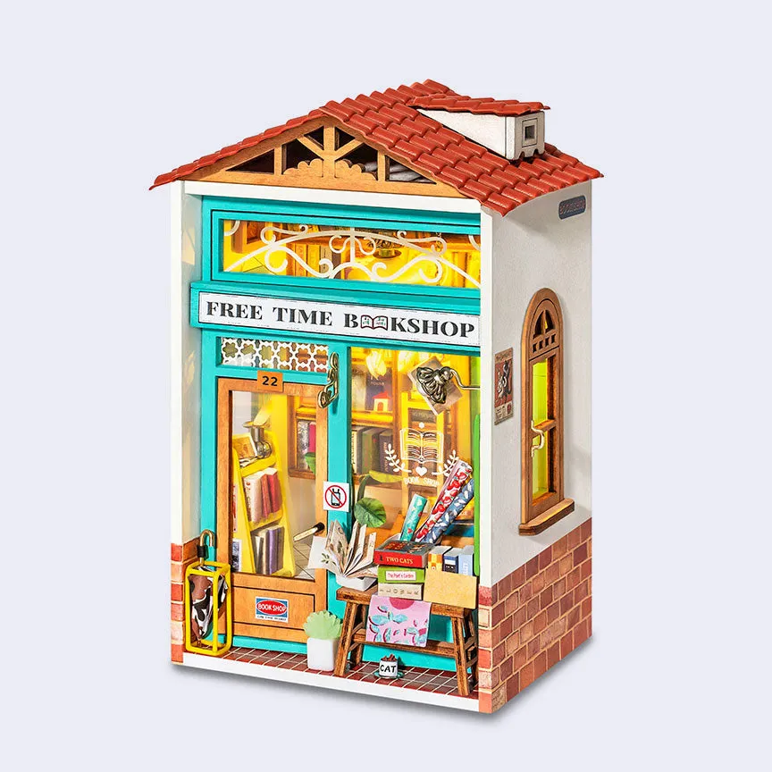 DIY Miniature Kit - Free Time Bookshop