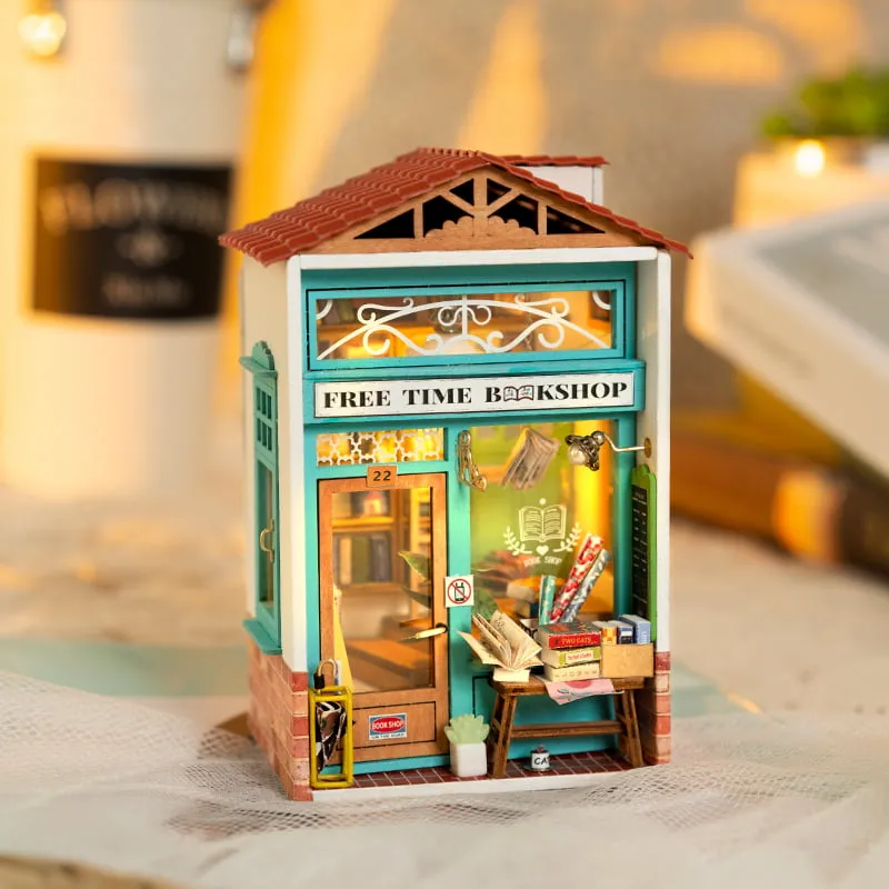 DIY Miniature Kit - Free Time Bookshop