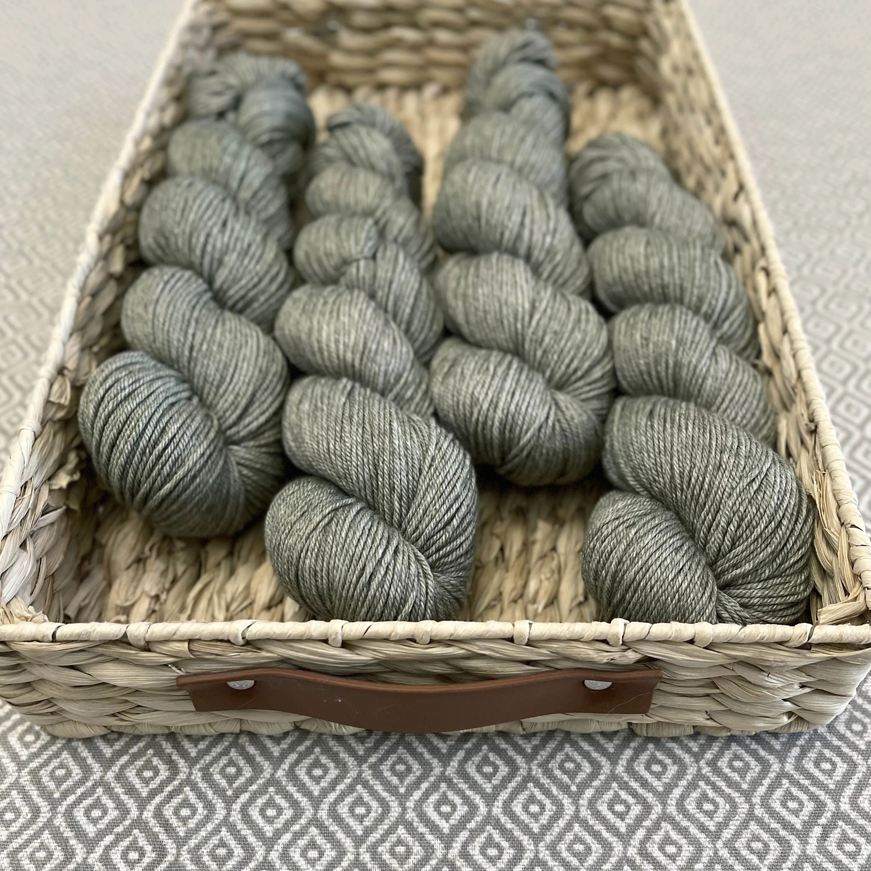 DK Yakity Yak Yarn - Mint Semi Solid