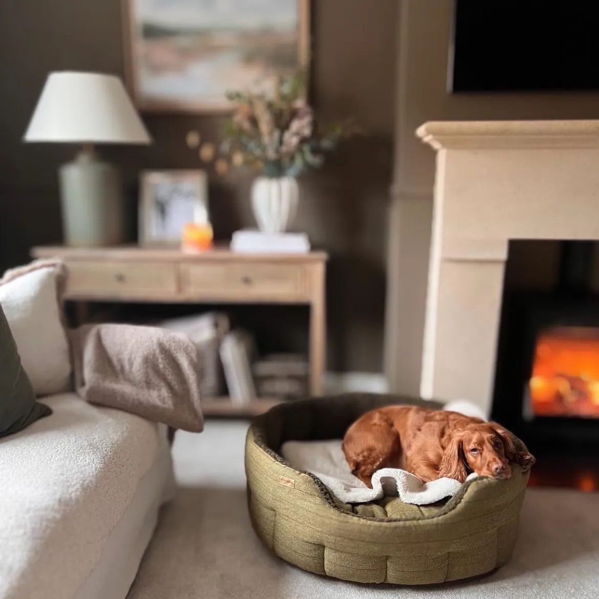 Earthbound Tweed Snuggle Bed