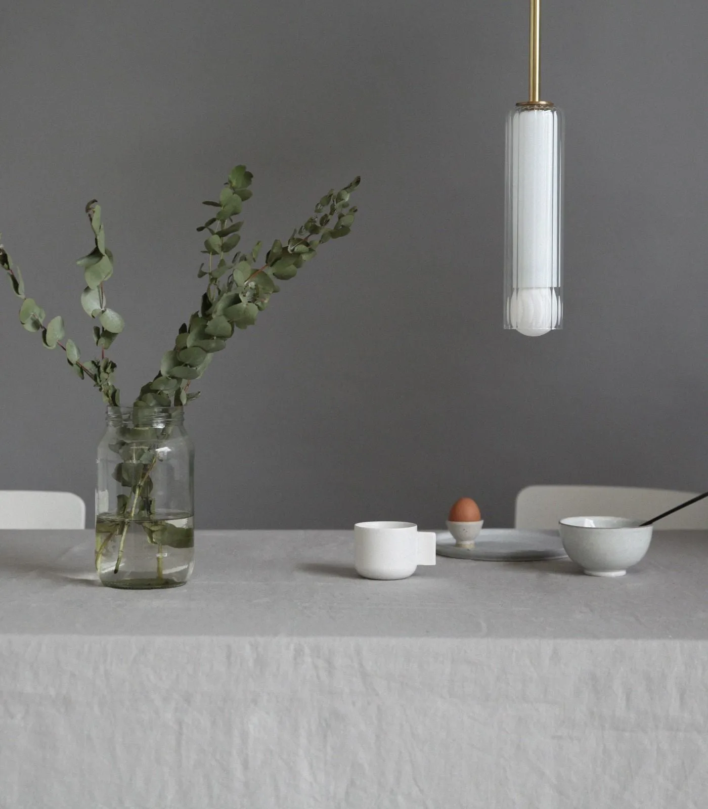 Fluted Glass Pendant | Lini