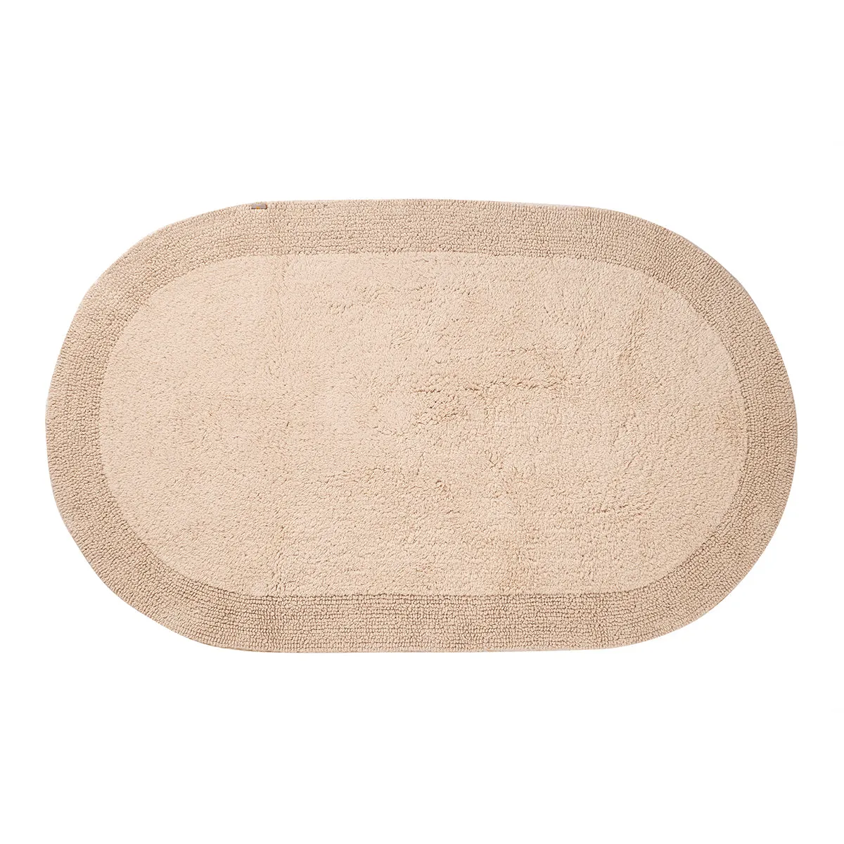 Grassy Ground Soft Reversible Solid Luxurious Linen Bath Mat