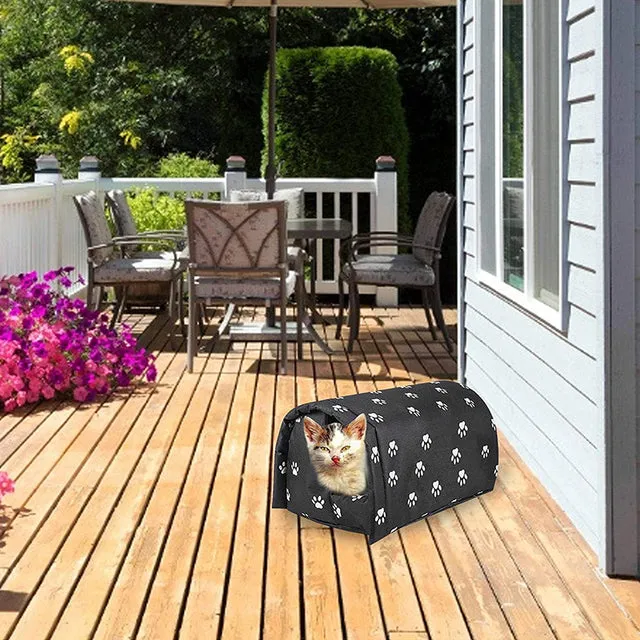 Insulated & Waterproof Outdoor Cat House