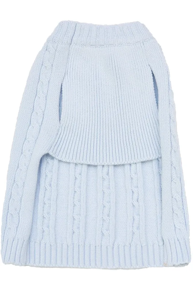 Julius Berger Light Blue Matching Dog Sweater