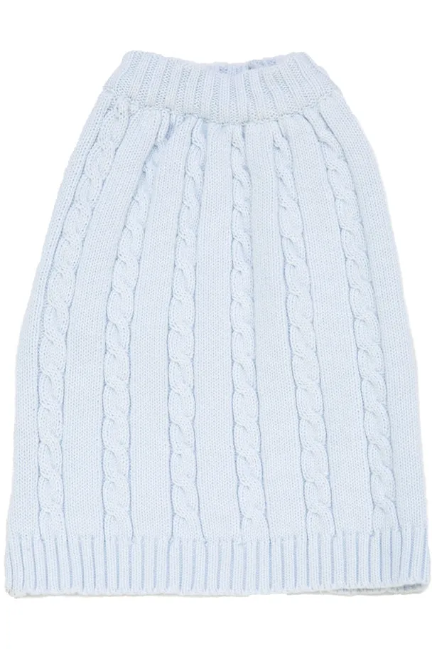 Julius Berger Light Blue Matching Dog Sweater
