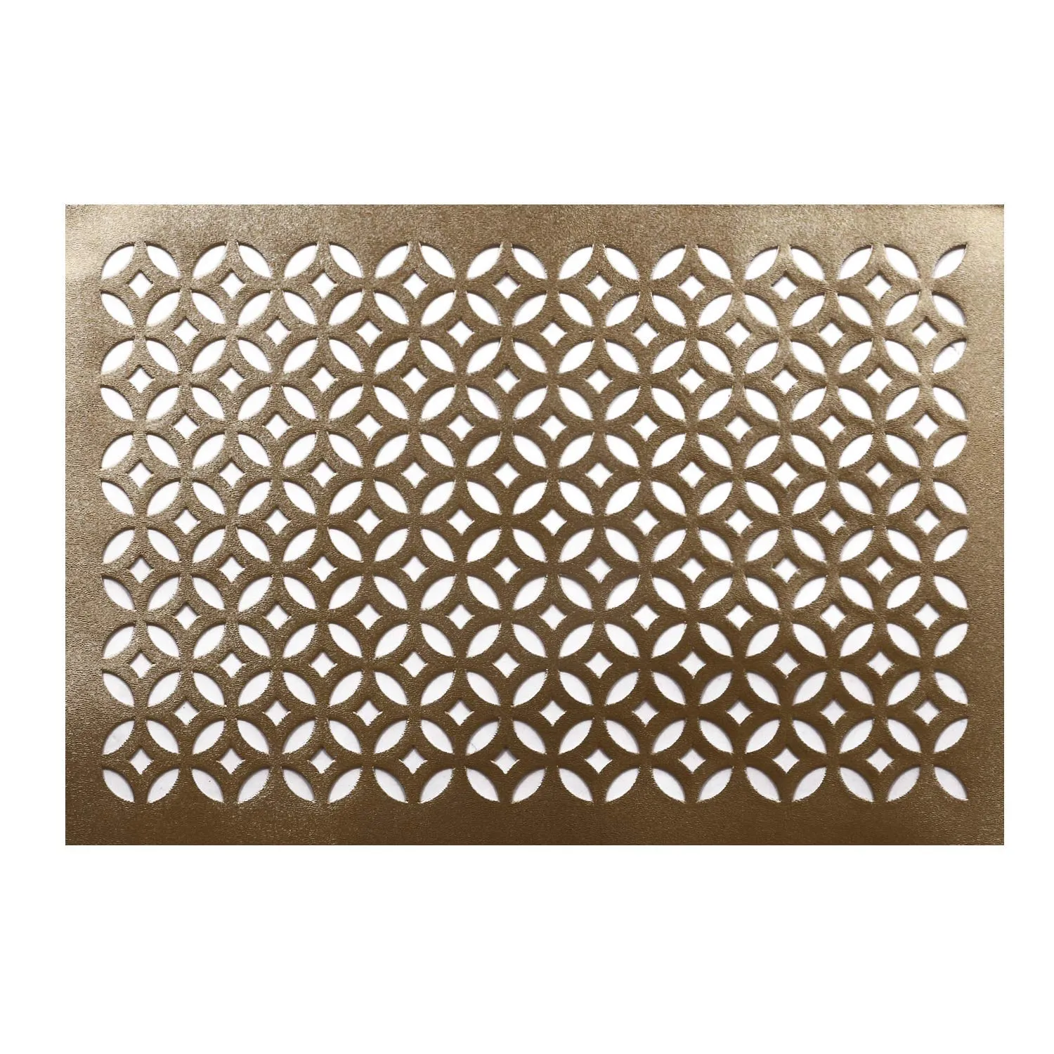 Kuber Industries PVC Soft Leather 6 Pieces Dining Table Placemat Set (Gold) -CTKTC29147