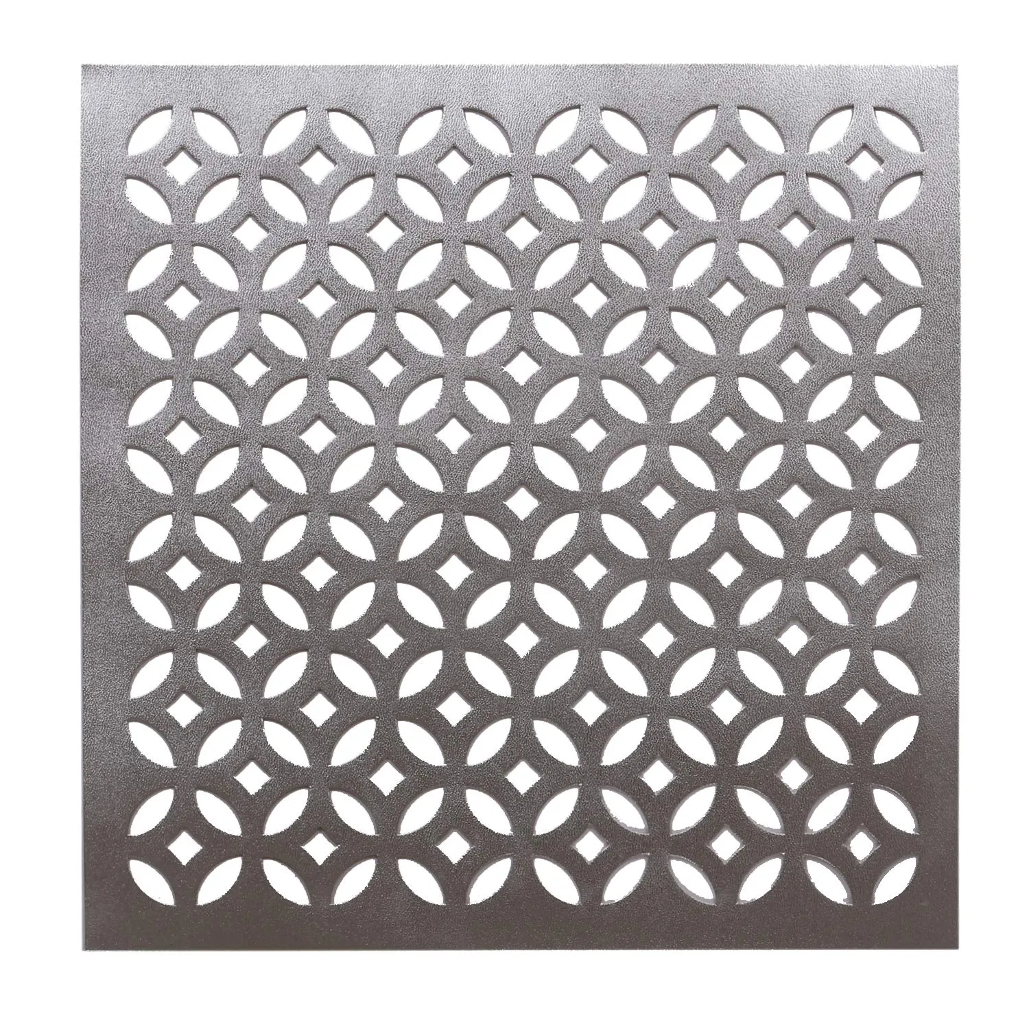 Kuber Industries PVC Soft Leather 6 Pieces Dining Table Placemat Set (Silver) -CTKTC29157