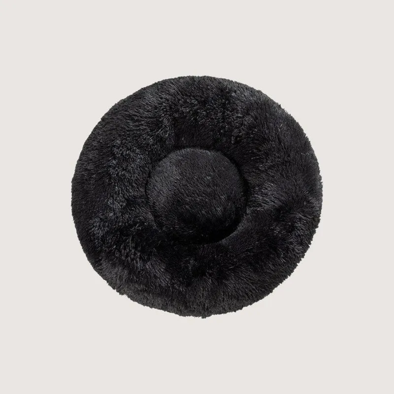 Lux Plush Comfort Donut Pet Bed for Ultimate Snuggling