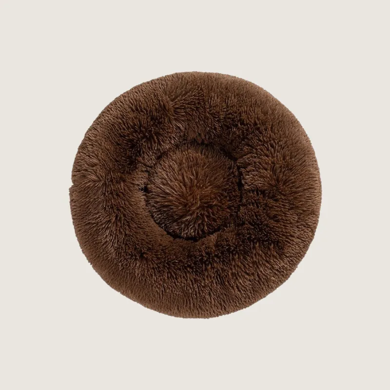 Lux Plush Comfort Donut Pet Bed for Ultimate Snuggling