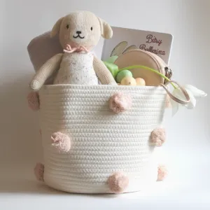 Medium Pom Pom Basket