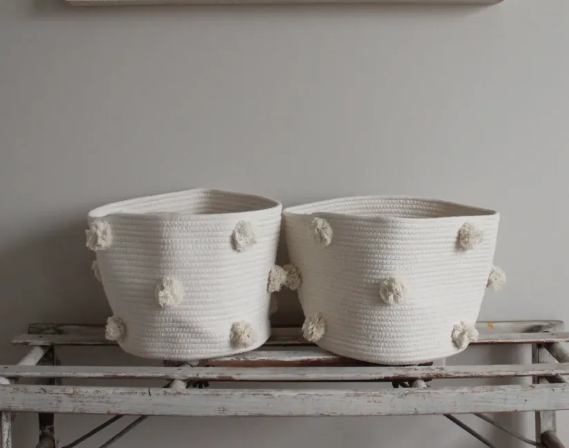 Medium Pom Pom Basket