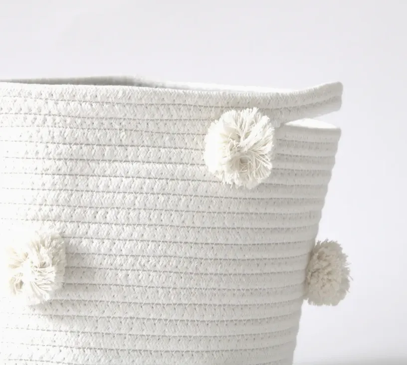 Medium Pom Pom Basket