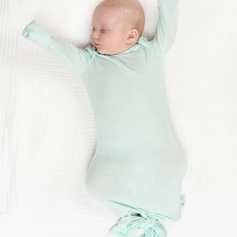 Oxford Knotted Gown 0-3 months