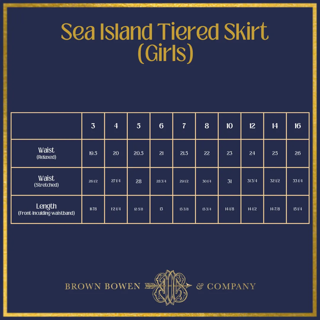 Seabrook Island Skirt (Girls)- Rainbow Row