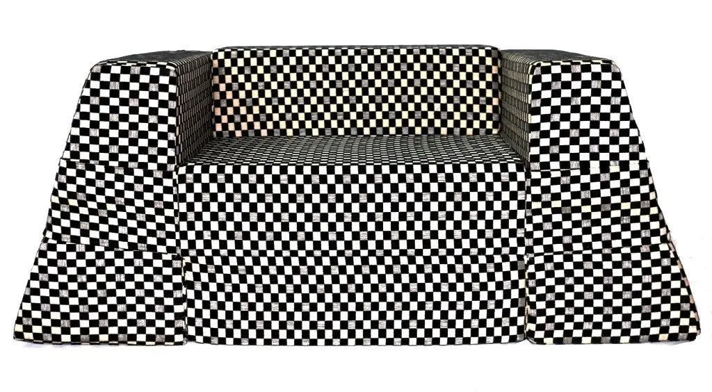 Sofa cum Adjustable Bed Black - Pyramid