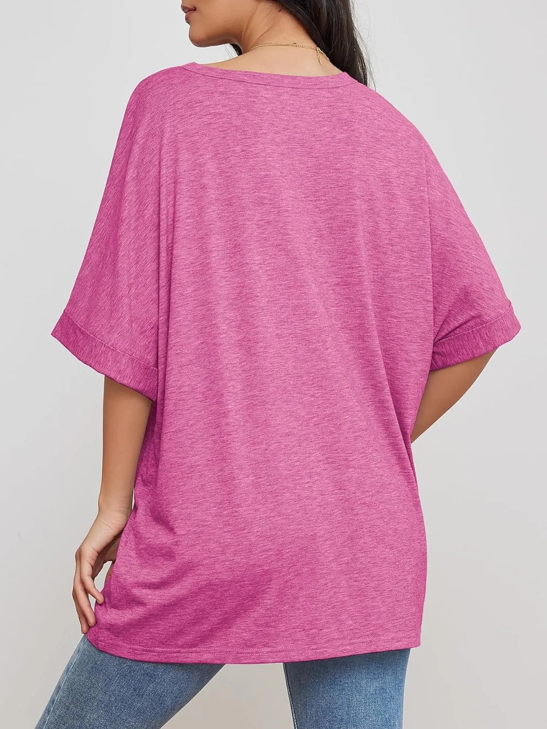Soft Casual Pink Short Sleeve Top