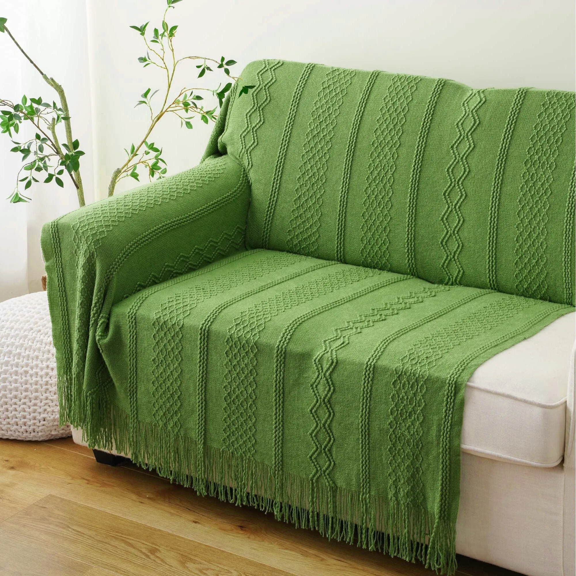 Super Soft Knit Throw Blanket