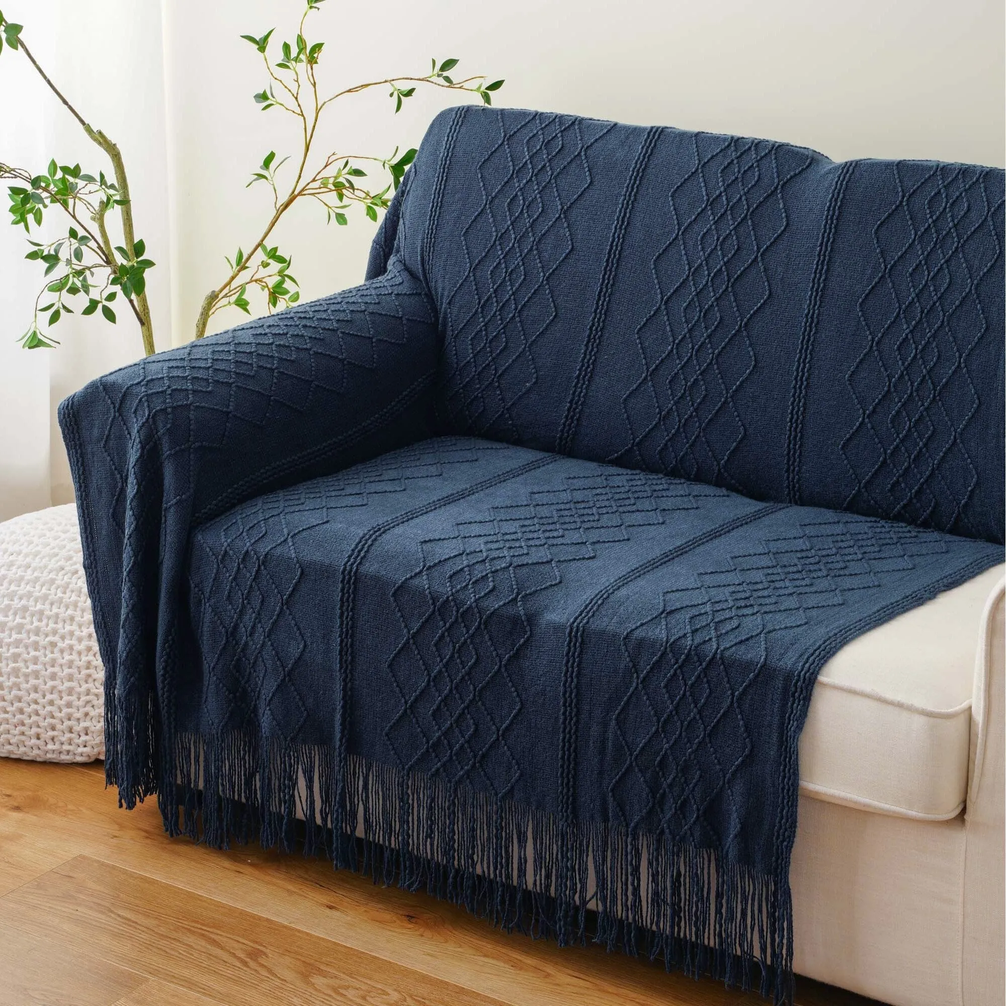 Super Soft Knit Throw Blanket