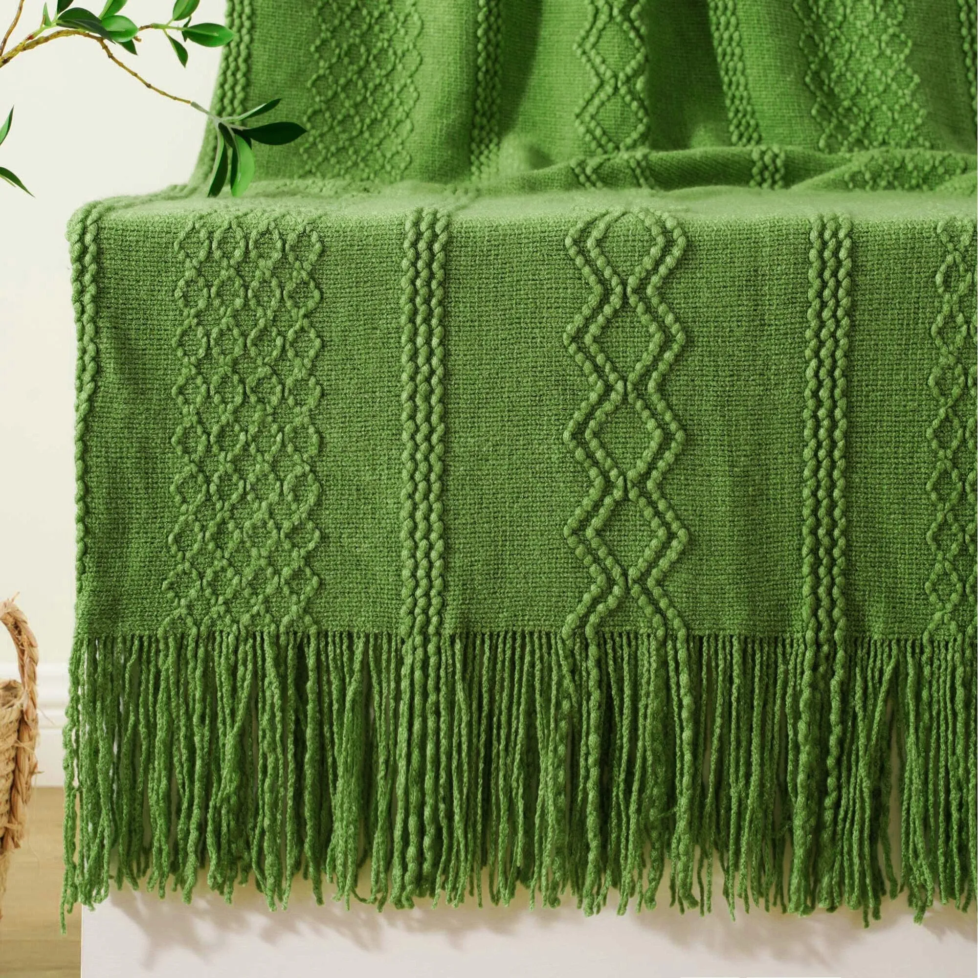 Super Soft Knit Throw Blanket