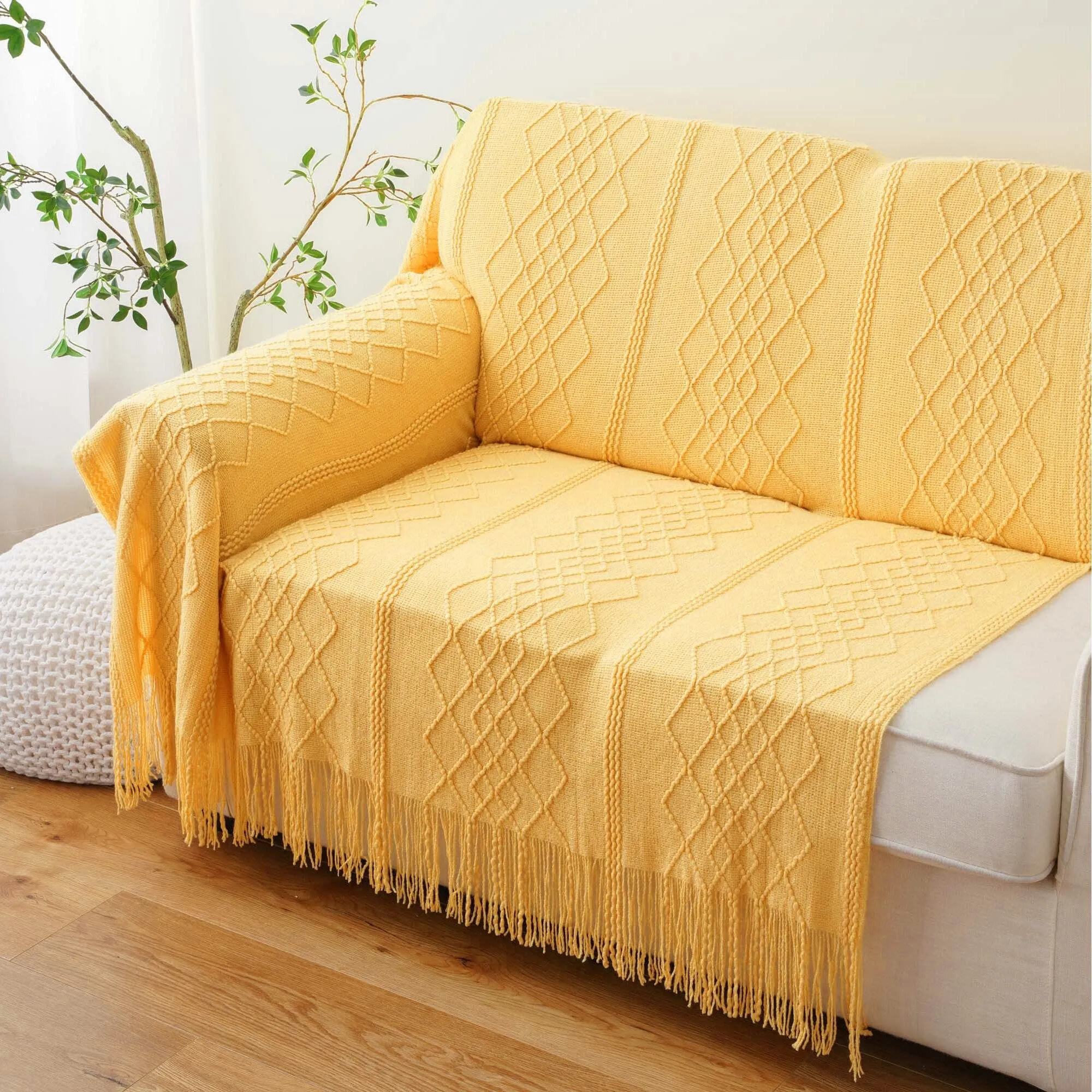 Super Soft Knit Throw Blanket