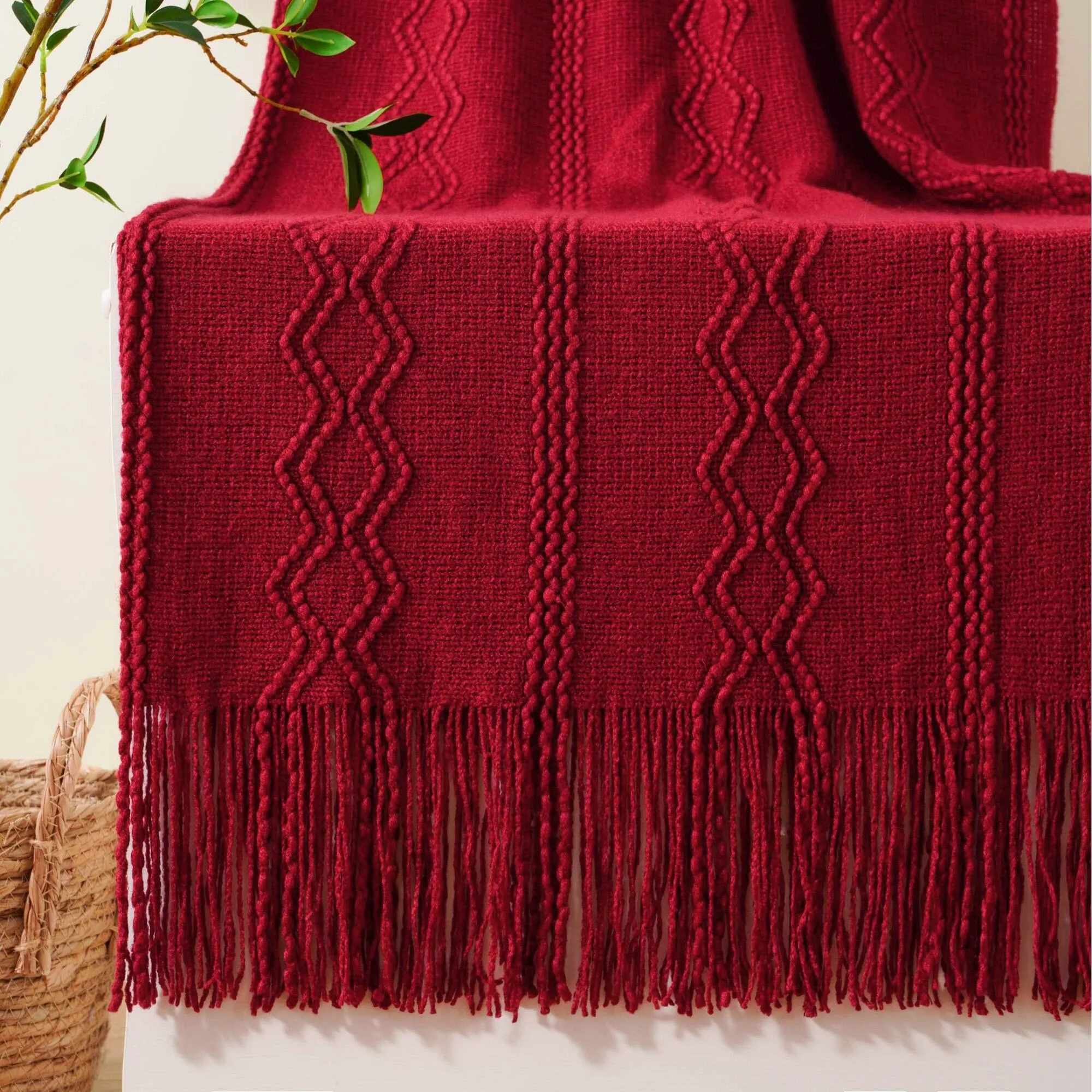 Super Soft Knit Throw Blanket