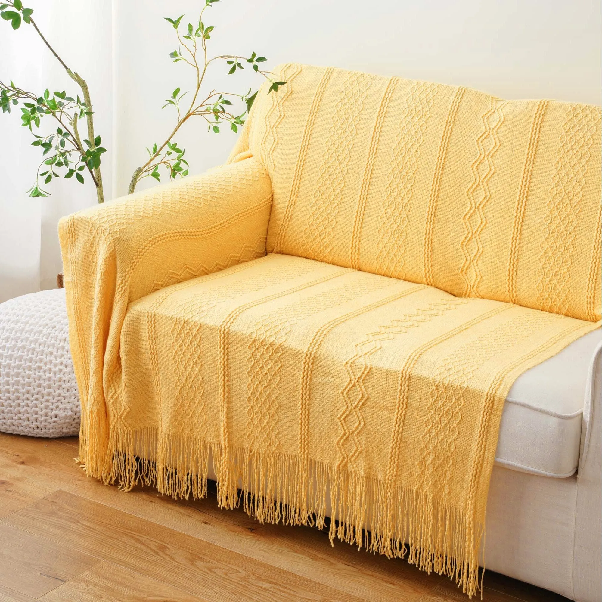 Super Soft Knit Throw Blanket