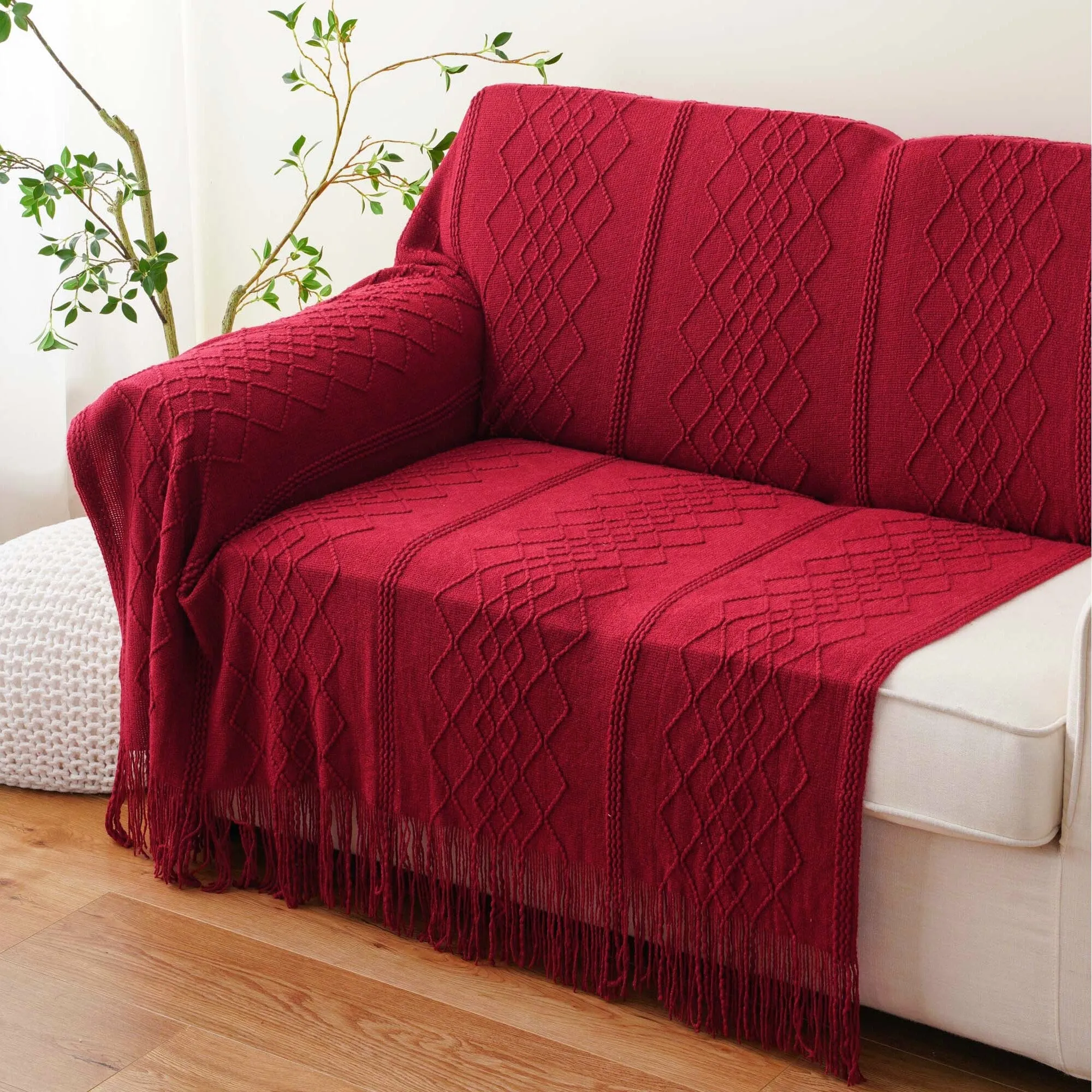Super Soft Knit Throw Blanket