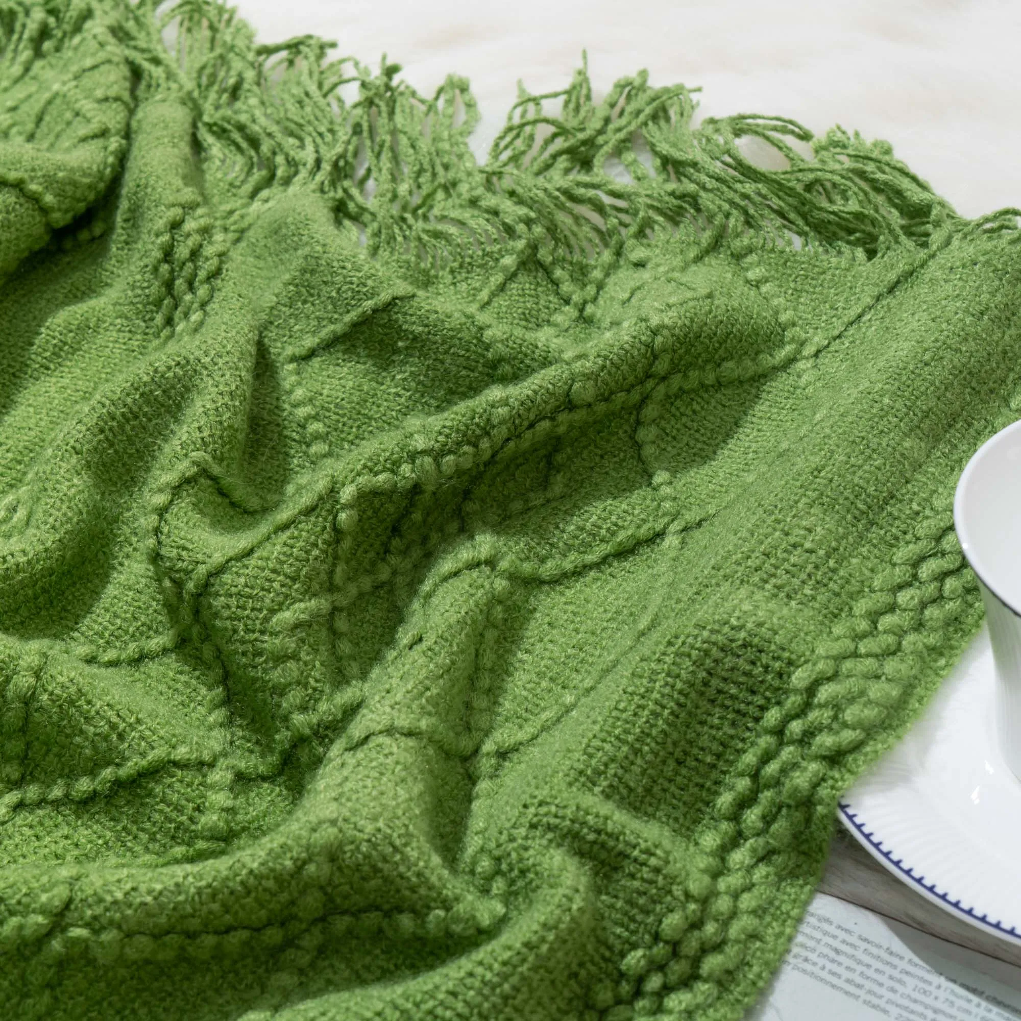 Super Soft Knit Throw Blanket