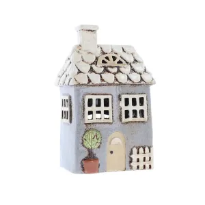Village Pottery 19cm Garden House Grey Tealight