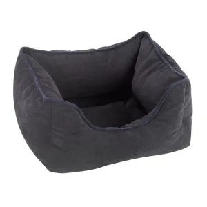 Zoon 95cm X-Large Navy TuffEarth Recycled Chenille Square Pet Bed